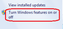 Windows Features